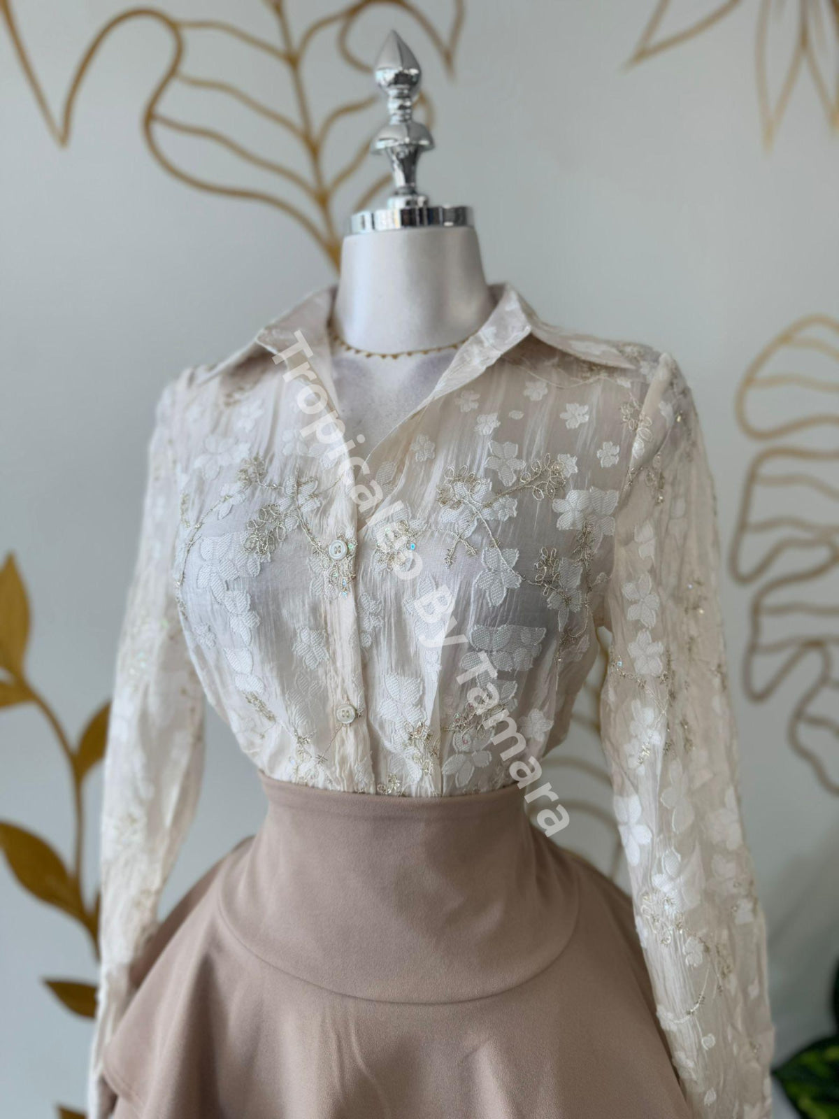 Lace Floral Blouse
