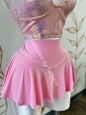 Ballet Flare Dance Skort (Variedad 3 Colores) Medium / Baby Rosa