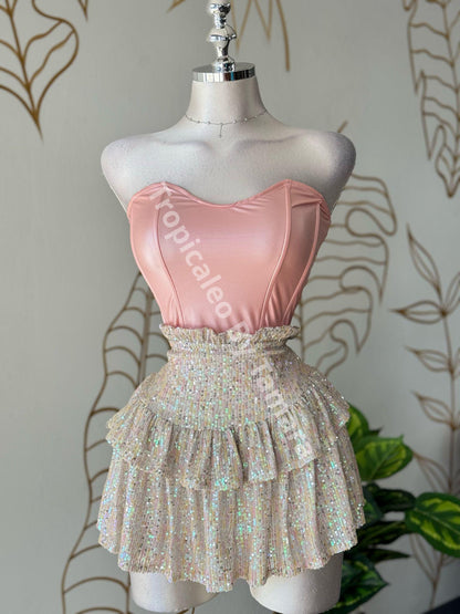 Glimmer Ruffle Skort