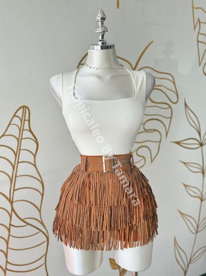 Fringe Mini Skort (5 Colores Disponibles)