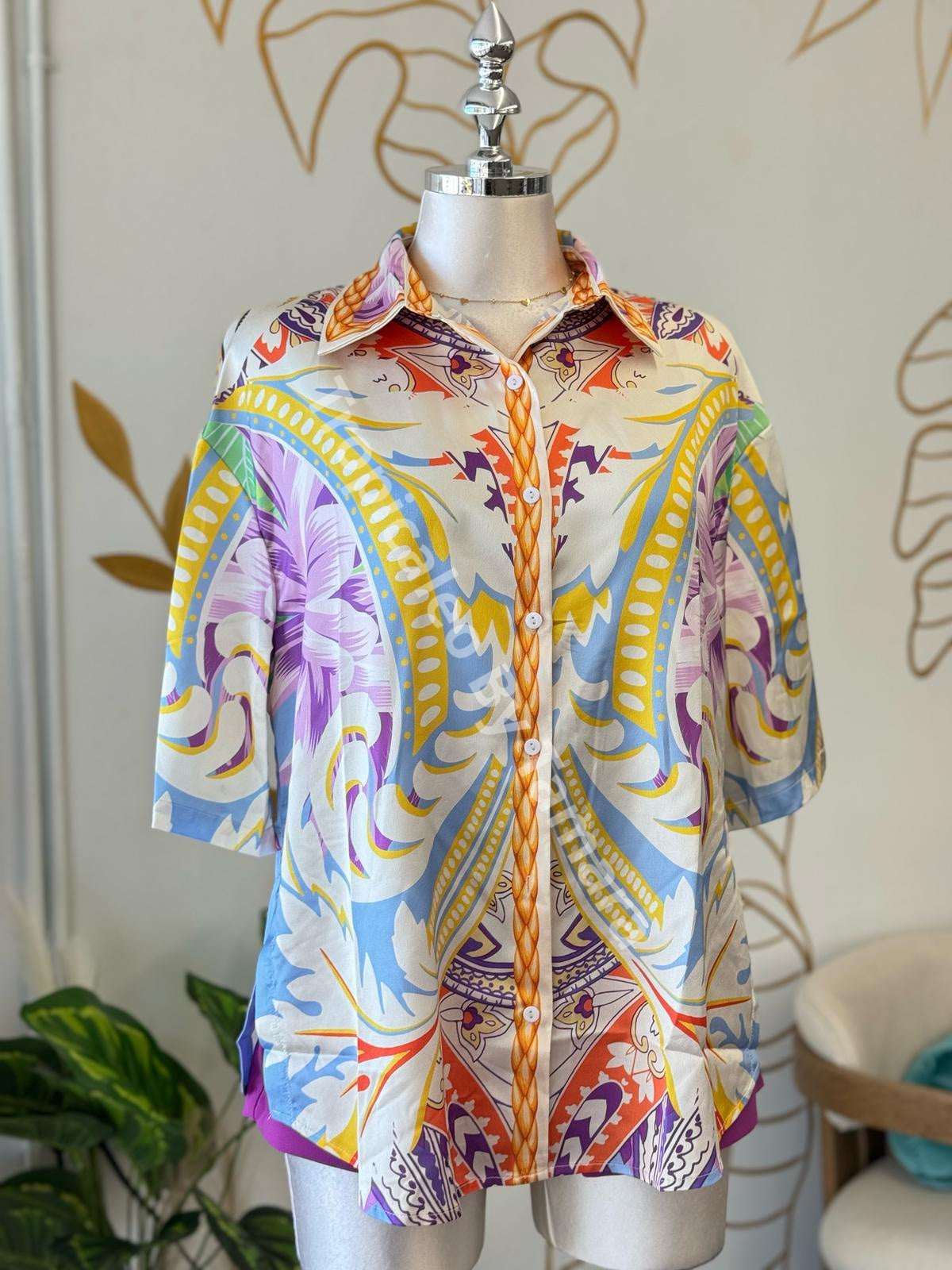 Tropical Bloom Blouse