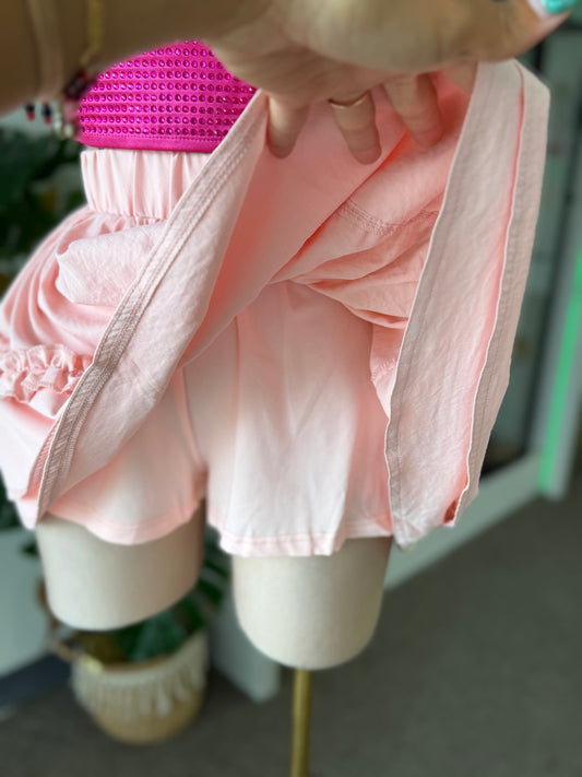 Blush Ruffle Skort 🌸✨
