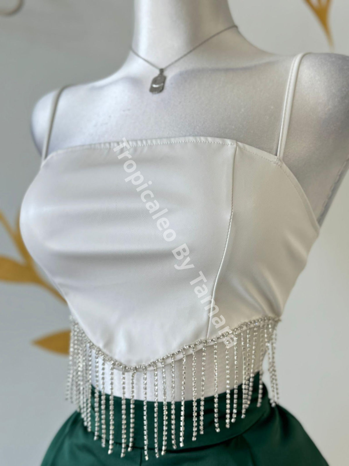 Emerald Green Satin Shorts