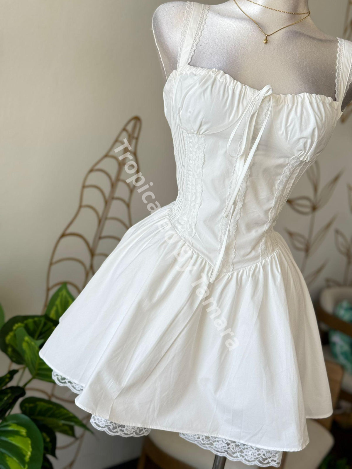 LaceBelle Mini Dress