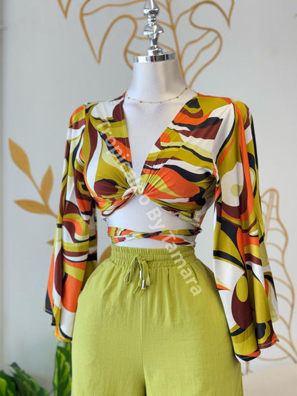Sunset Twist Top