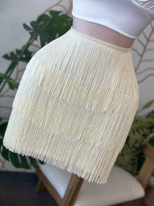 Fringe Vibes Skirt