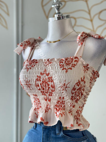VintageBloom Top