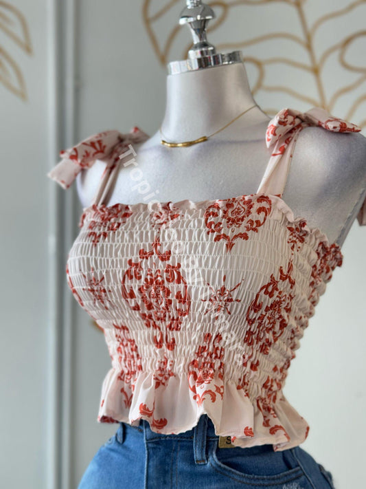 VintageBloom Top