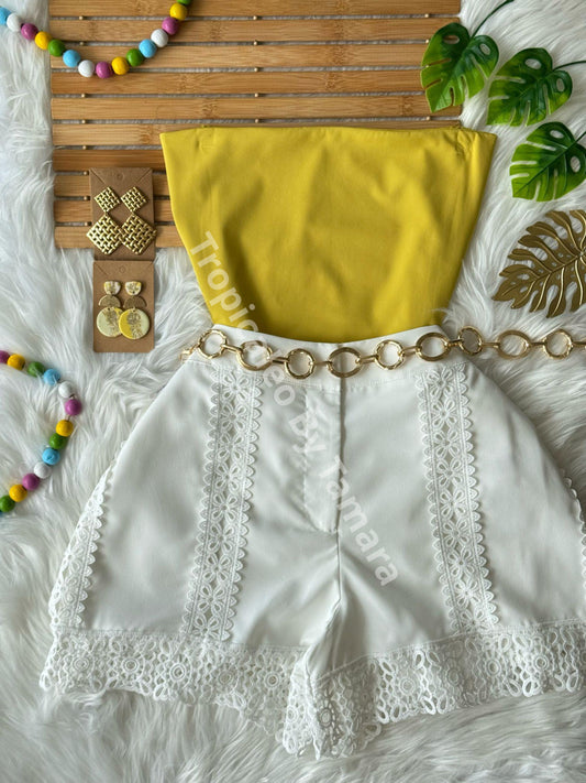 White Lace Dream Short