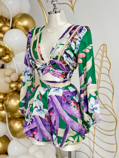 Tropical Breeze Romper (1 Pieza)