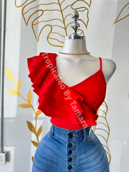 High-Waisted Denim Jeans