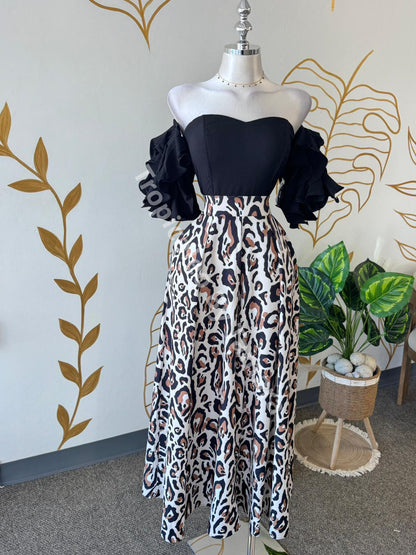 Black Bloom Top