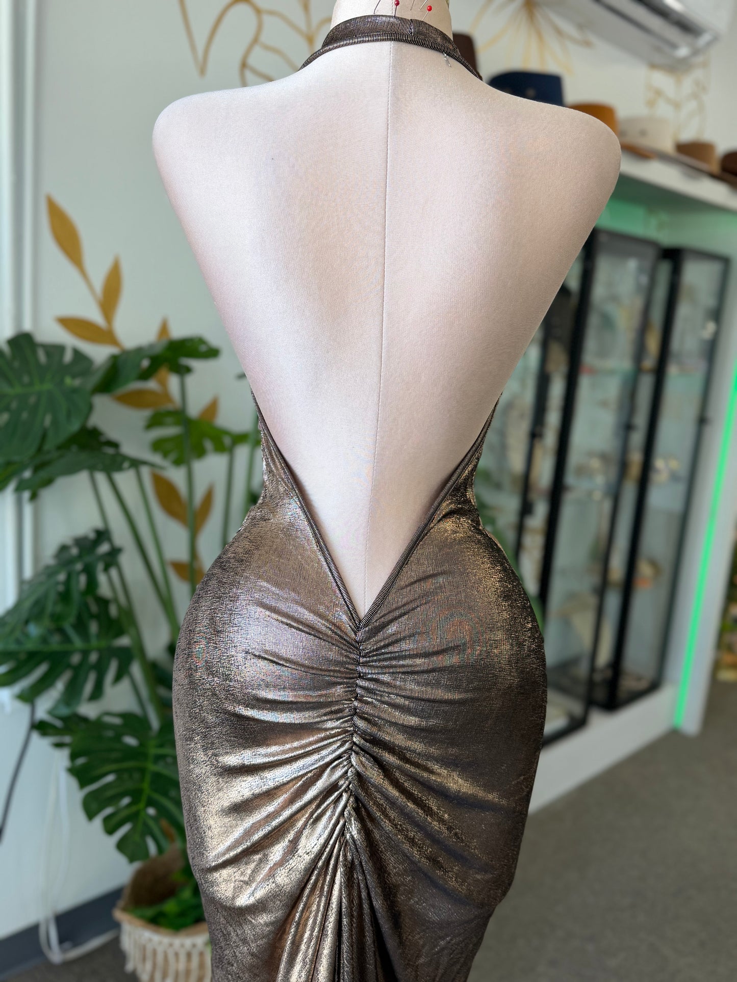 BRONZE GLAM  Dress ✨🤎