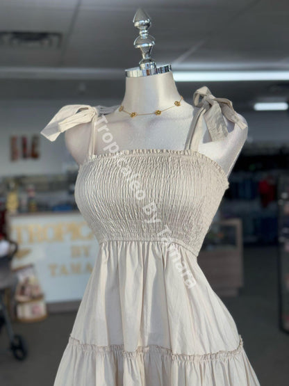 SummerGlow Ivory Dress