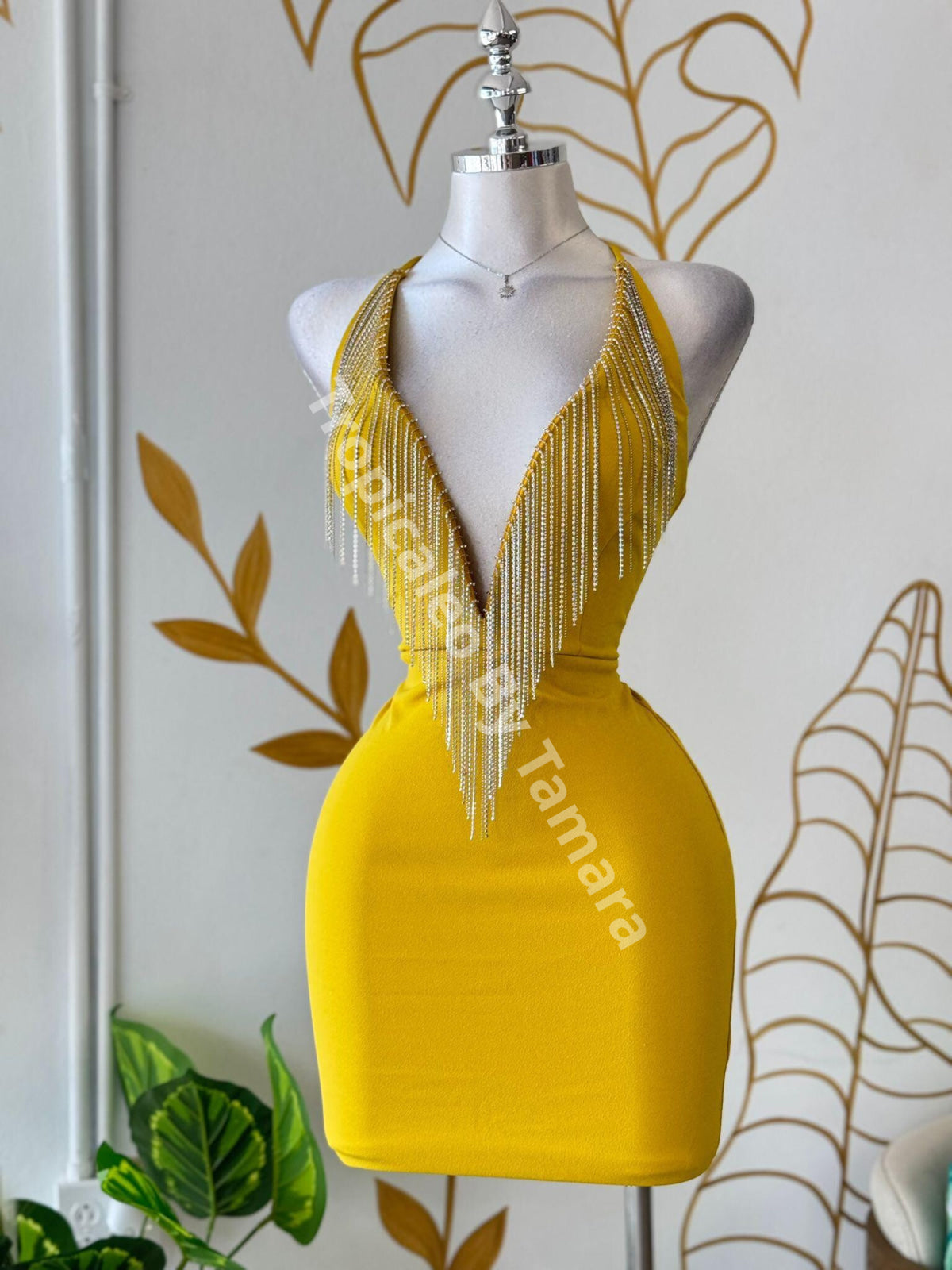 SunGlow Glamour Mini Dress