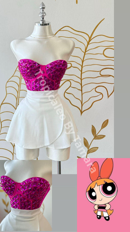 The Powerpuff Girl Corset Top (3 Colores Disponibles)