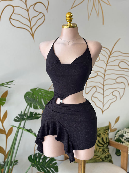 Midnight Flare Mini Dress