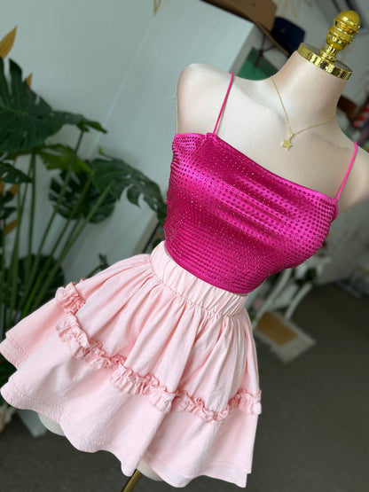 Blush Ruffle Skort 🌸✨