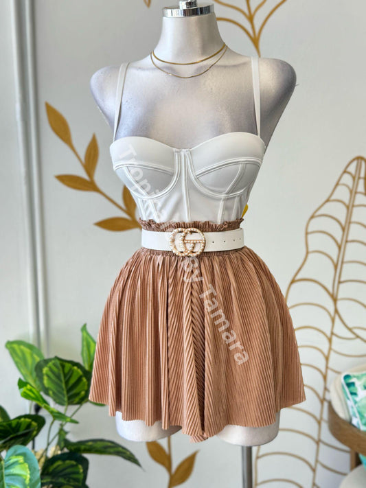Pleated Luxe Short
