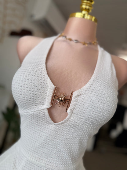 Ivory Sculpt Jumpsuit 🤍🤩