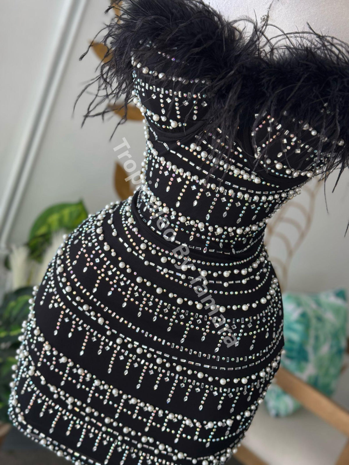 Feather Crystal Dream Dress