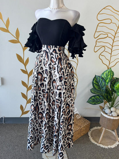 Black Bloom Top
