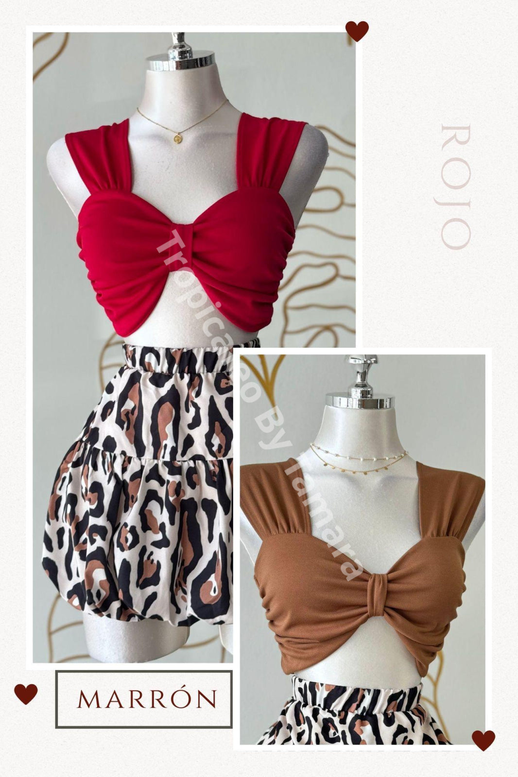 Ruched Bust Crop Top