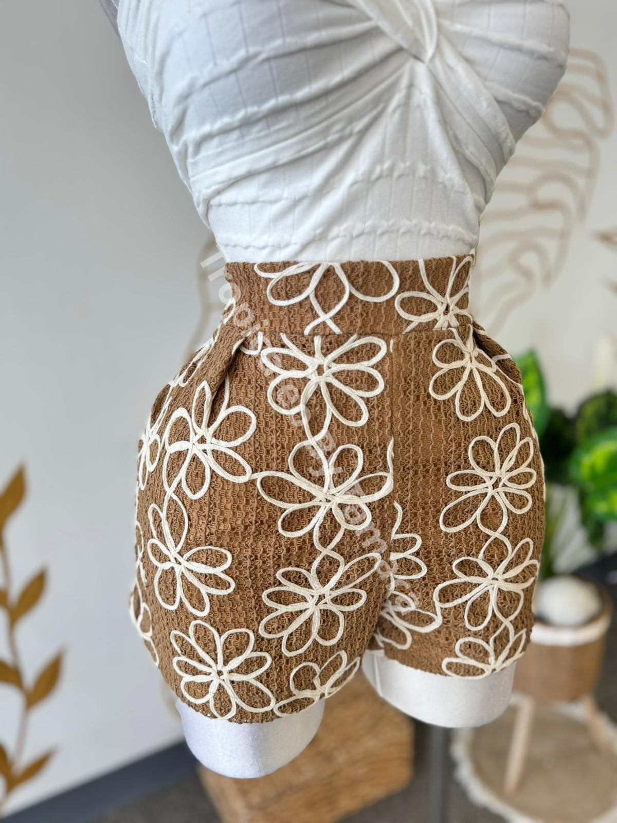 Daisy Blossom Corset Crop Top