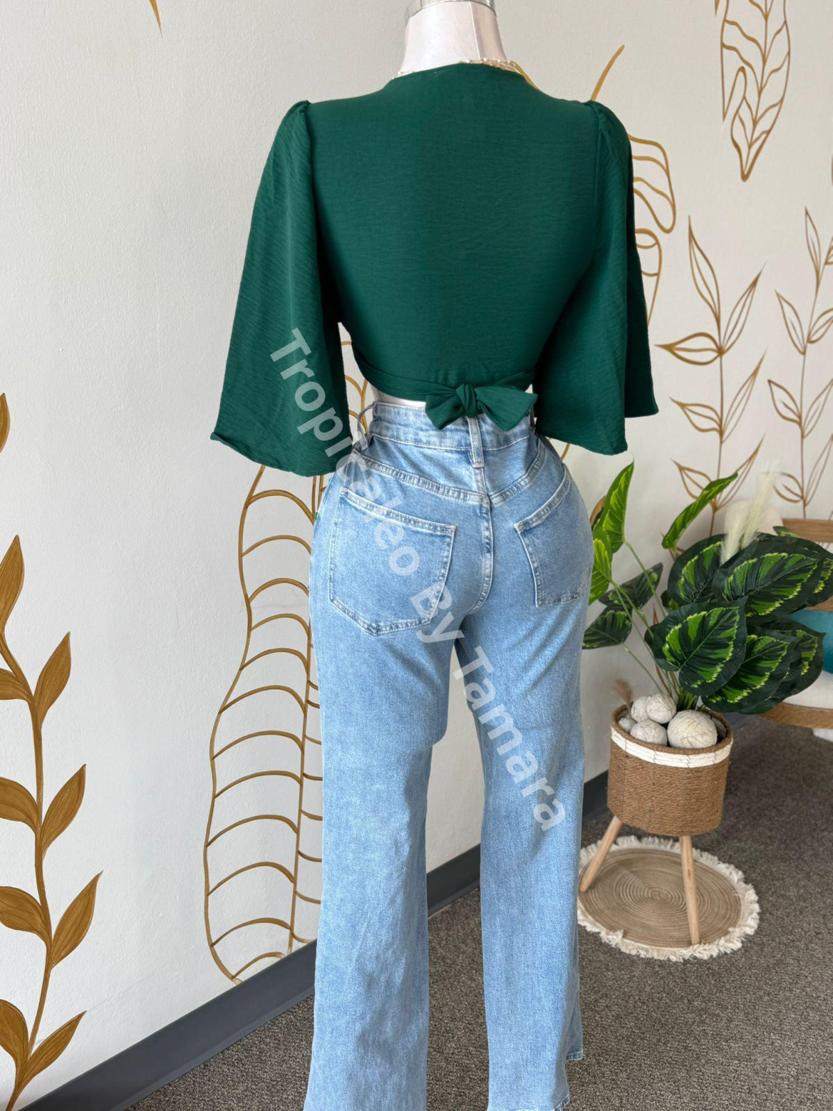 Forest Twist Top