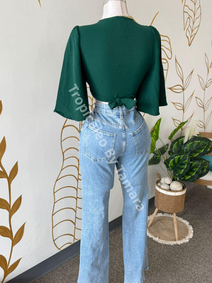 Forest Twist Top