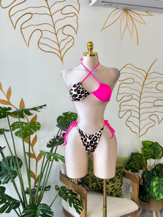 Wild Pink Multiway Bikini Set
