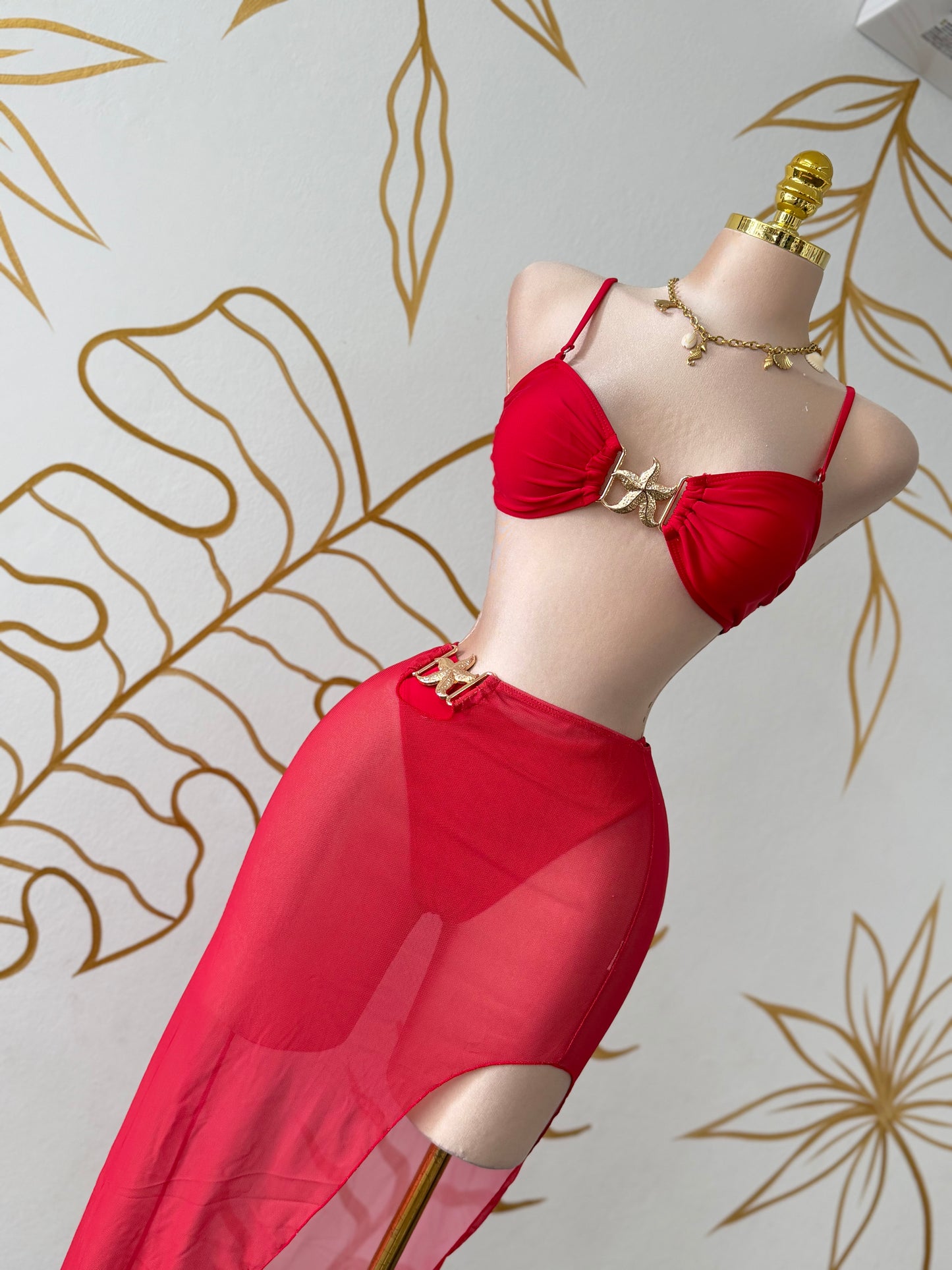 Flame Starfish SET 👙❤️‍🔥🪭