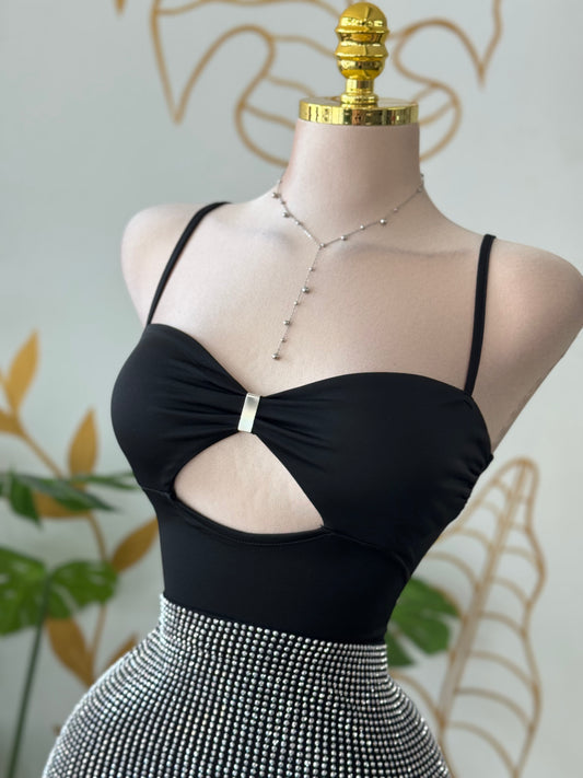 Midnight Cutout Top