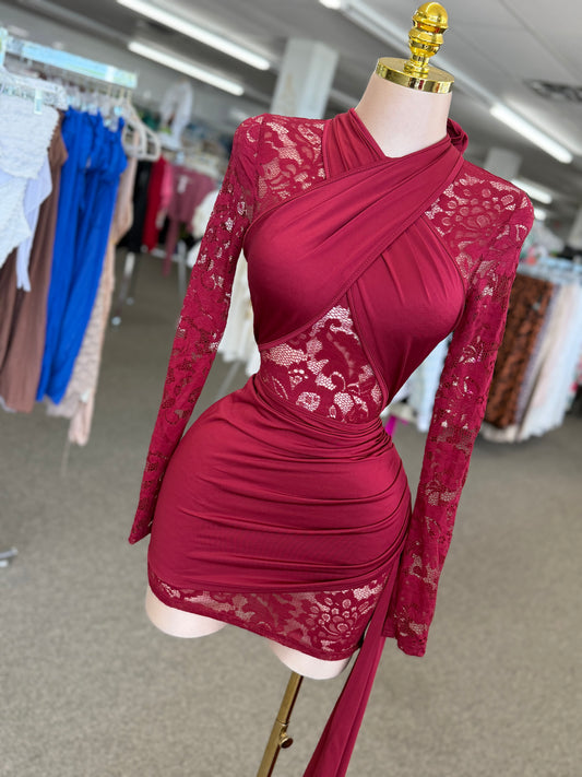 Wine Blossom Dress 🪭🍷