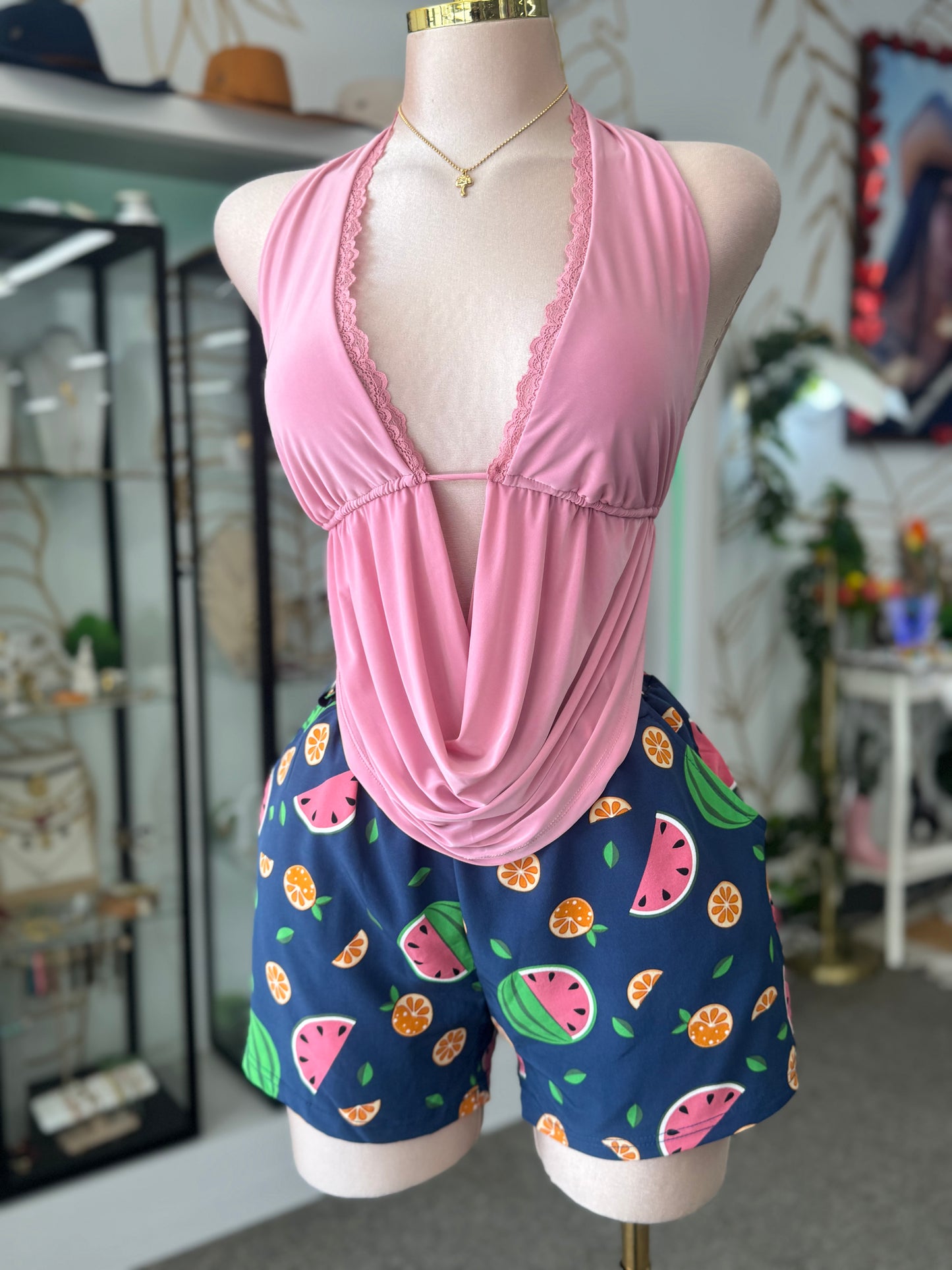 Pink Sugar Drape Top