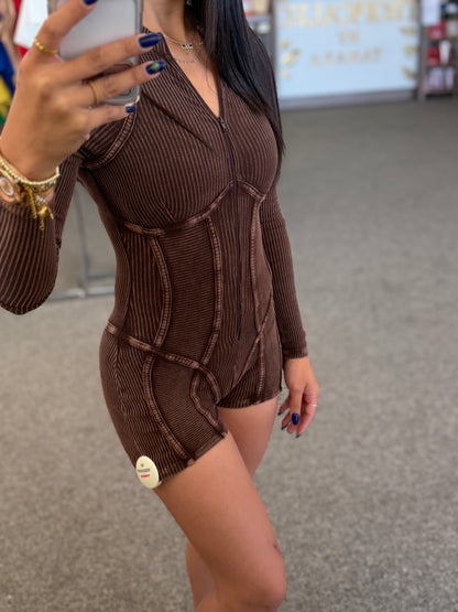 Dark Chocolate Romper 🍫🤎