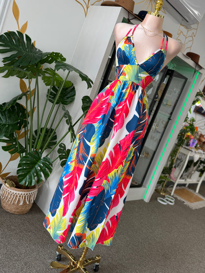 Tropical Paradise Convertible Maxi Dress 🌺🌴