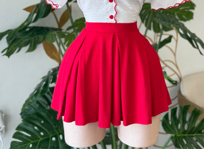 Cherry Flow Skort