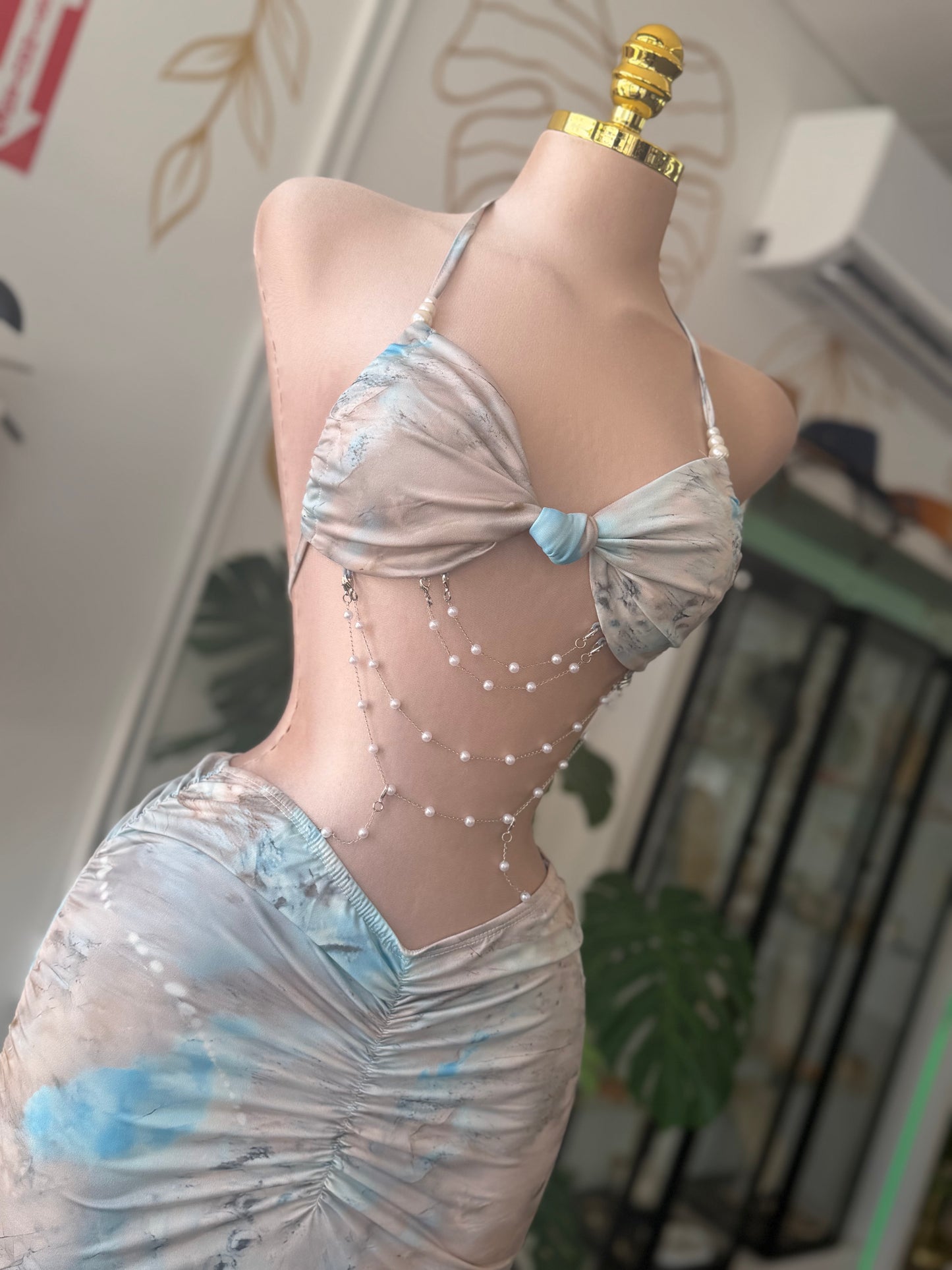 Pearl Ocean Skirt Set 🌊🐚✨