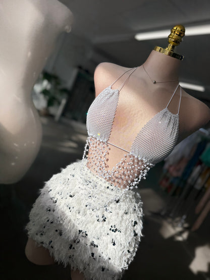 Crystal Glow Halter Top
