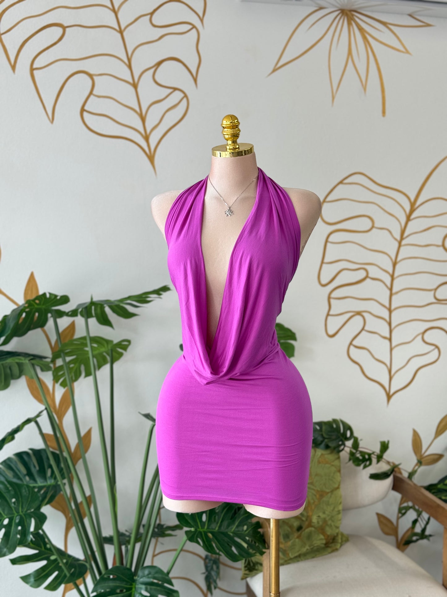 Magenta Glow Dress