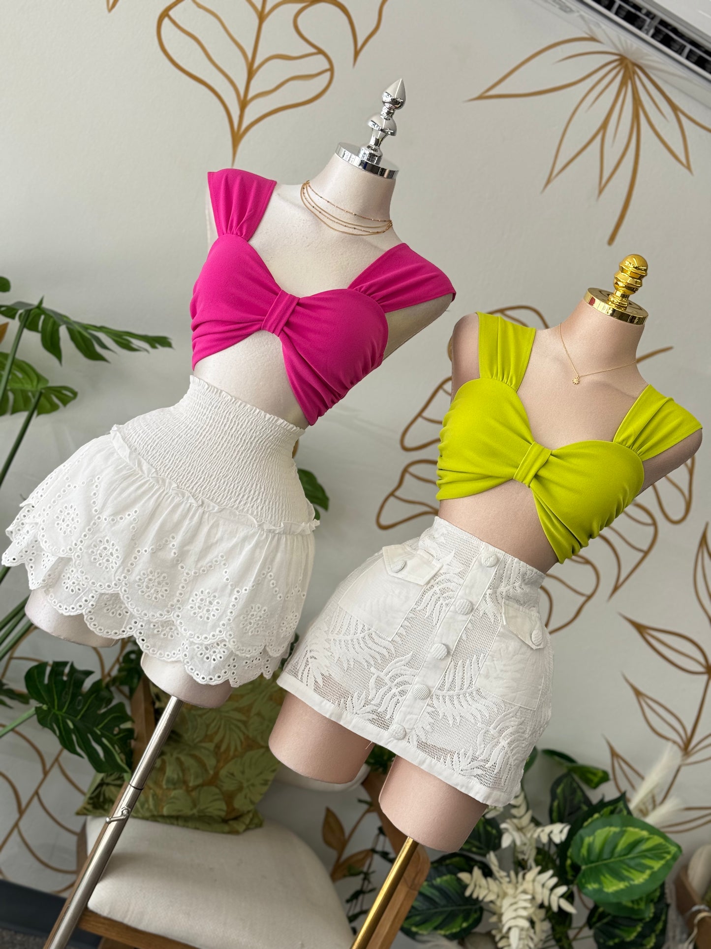 Twist Front Crop Top