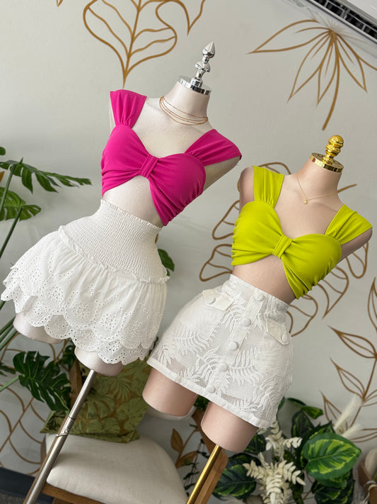 Twist Front Crop Top