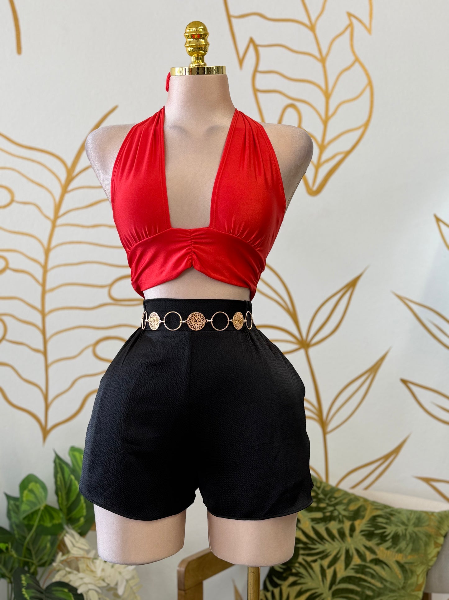 Scarlet Desire Halter Top