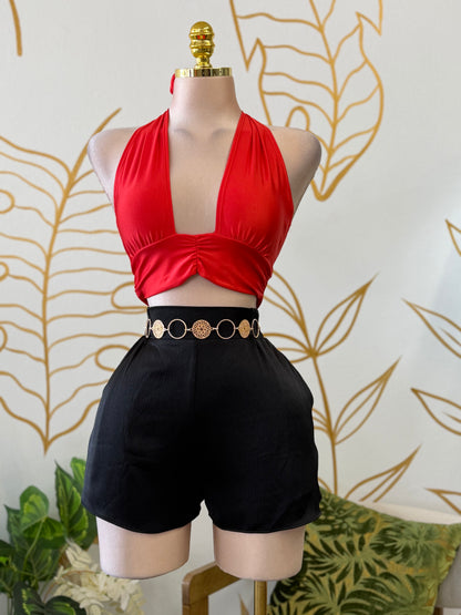 Scarlet Desire Halter Top