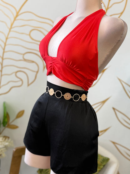 Scarlet Desire Halter Top