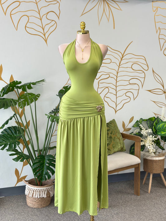 Green Muse Maxi Dress
