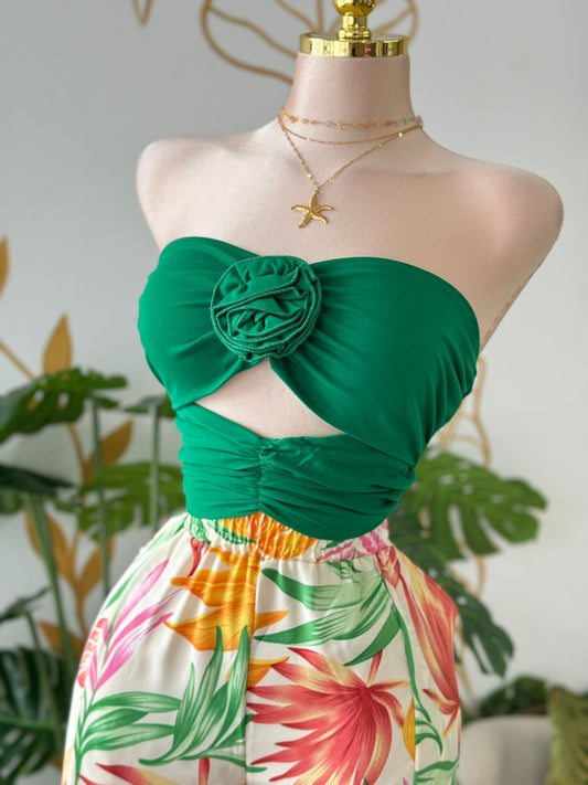 🌿 “Green Blossom Top”