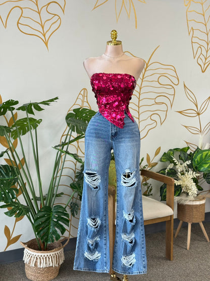 “Jeans Destroyed Rebel”