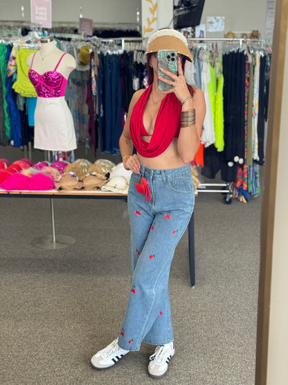 🍒 Cherry Vibes Jeans